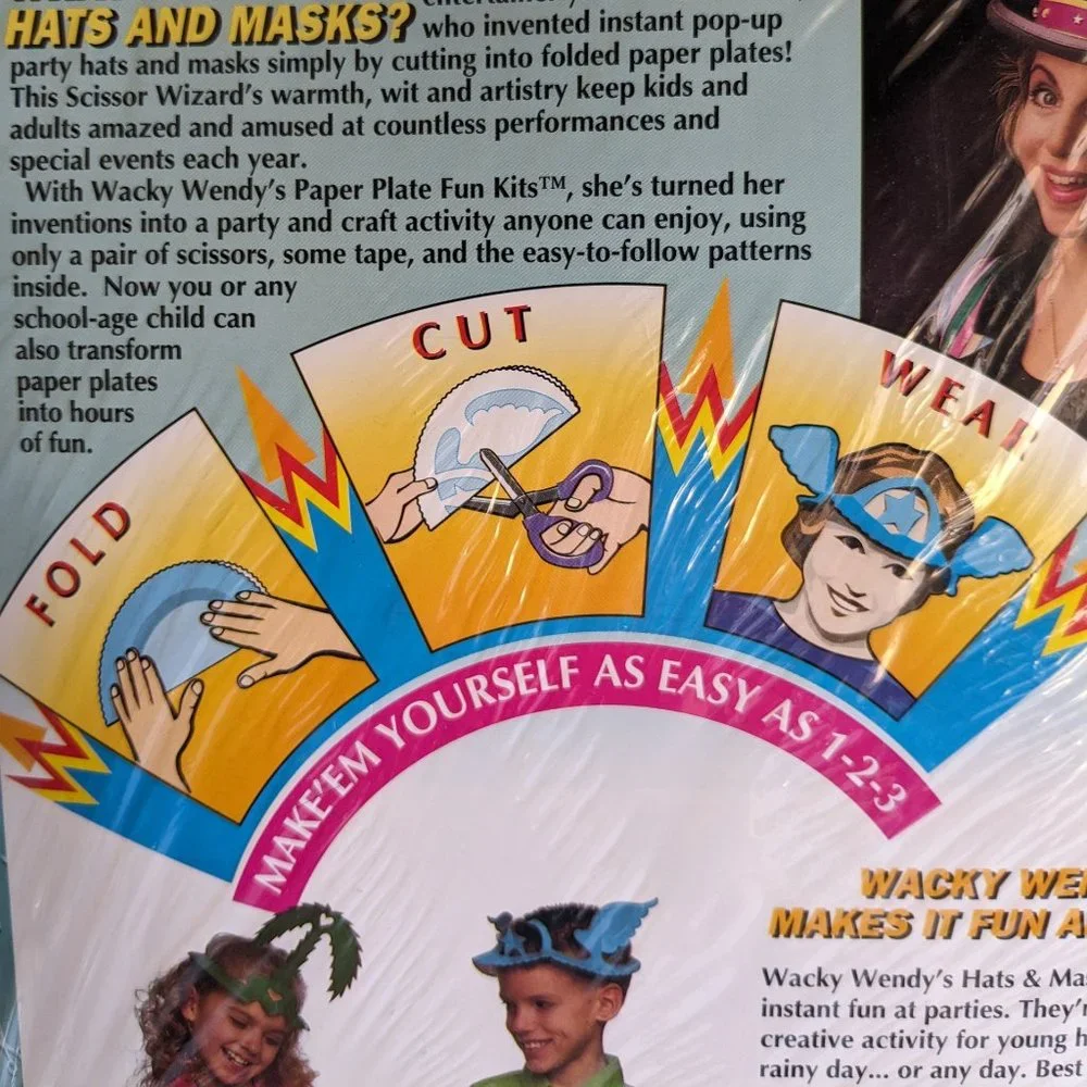 Wacky Wendy Hats and Masks Kit Craft DIY